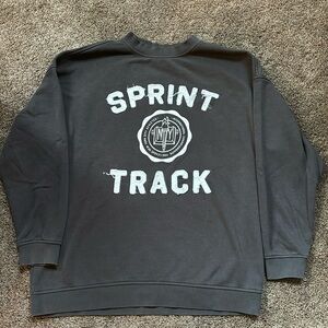 Great quality, very lightly worn grey crewneck